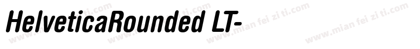 HelveticaRounded LT字体转换